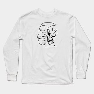 Skull Face Long Sleeve T-Shirt